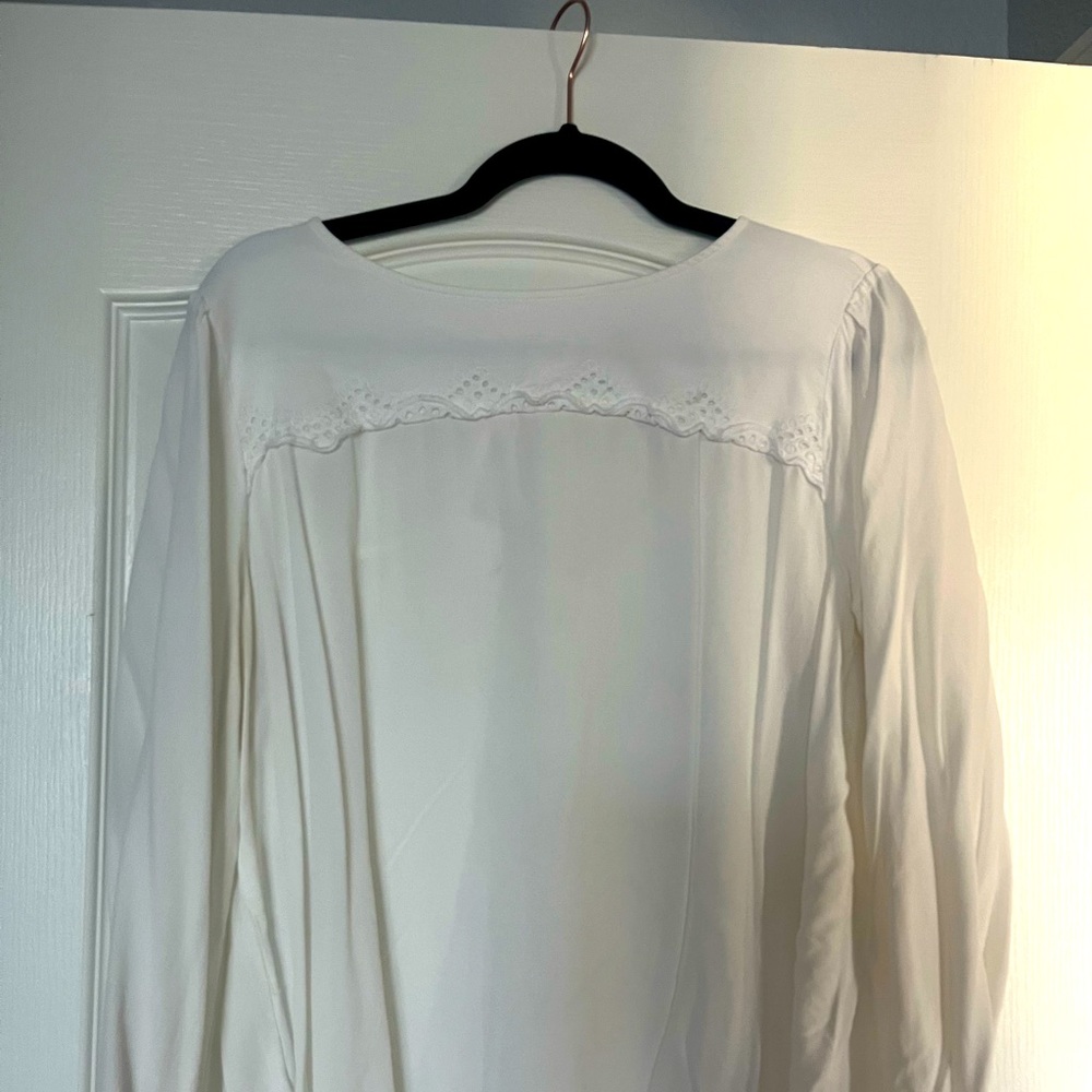 Loft White Blouse